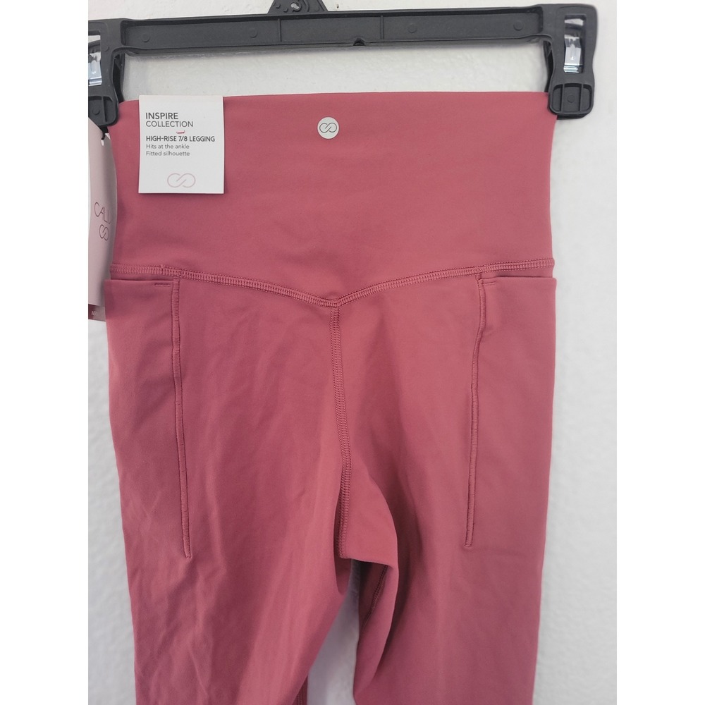 CALIA Women's Inspire High Rise 7/8 Leggings Pink Nectar XS NEW #19 - Picture 3 of 5